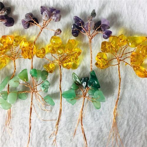 12pcs various natural quartz crystal stone DIY reiki healing chakras home decoration accessories