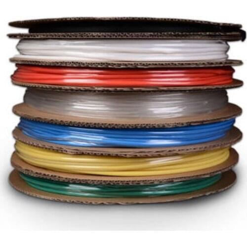 4.5 5 5.5 6 7 8 9 10 11MM Polyolefin 2:1 Heat Shrink Tube Shrinkable Cable Sleeve White Red Yellow Blue Green Transparent Black