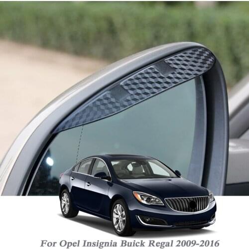 Car Rearview Mirror Rain Eyebrow Auto Shield Snow Guard Sun Side Visor Shade Protector For Opel Insignia Buick Regal 2009-2016