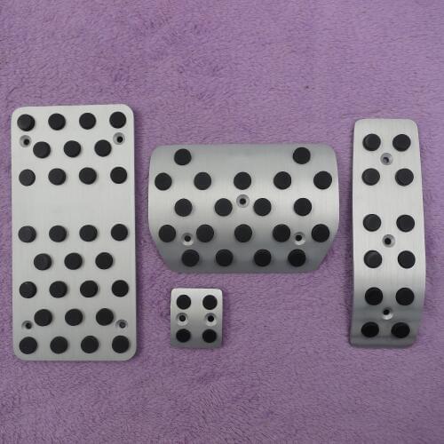 DEE Car Accessories For TOUAREG 2006-2017 Fuel Brake Foot Rest Automatic pedals Plate Accelerator brake AT pedal Pads Styling