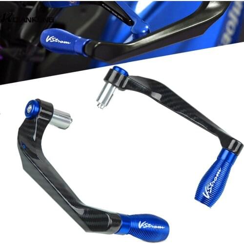 For Suzuki V-STROM 1000 650 ABS 2002-2016 2015 2014 2013 1 Pair Carbon Fiber Motorc Brake Clutch Levers Handlebar Protect Guard
