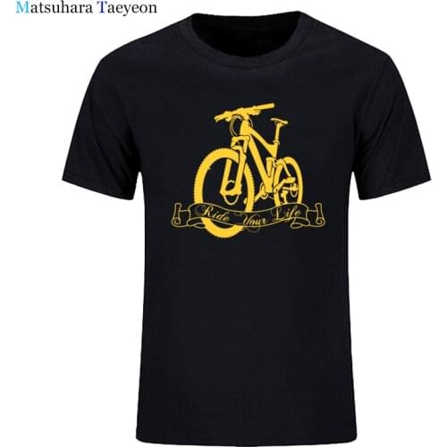 New Summer Mens T Shirt Fashion Biker Mountain Bicycle T Shirt Mens Oversized Hip Hop Short Sleeve Casual Cotton Streetwear Top