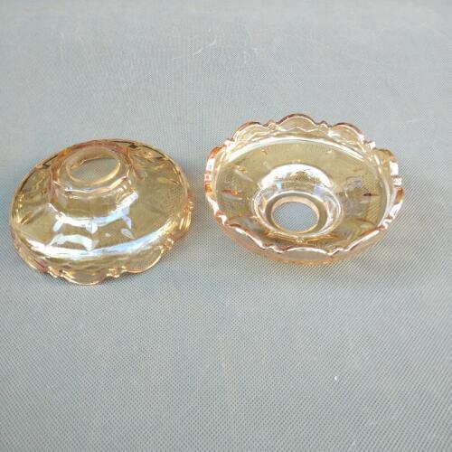 2pcs/lot 120x40mm European style crystal lamp amber arm flower glass bowl chandelier tray lighting accessories