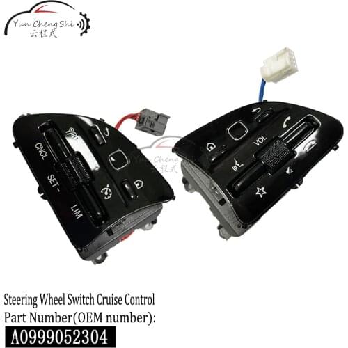 Multifunctional steering wheel switch A0999052304 For Mercedes-Benz A220 C300 E300 G550