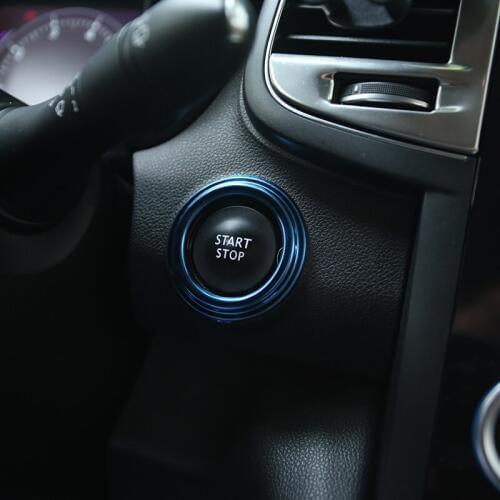 My Good Car Ignition Key Ring Trim Key Switch Coil Stickers for Renault Koleos for Samsung QM6 2016 2017 2018 Accessories