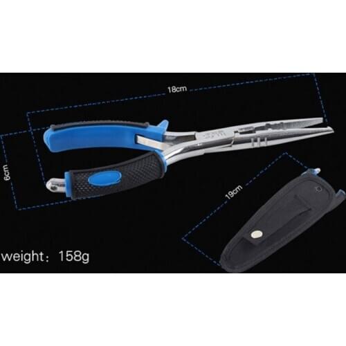 NEW Multi-function Plier Fishing Lure stainless steel line Plier Scissor Clipper