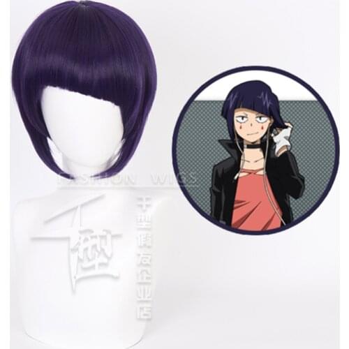 My Hero Academia Cosplay Wig Jiro Kyoka Costume Boku no Hero Academia Halloween Party Midoriya Friend Purple Hair Wigs