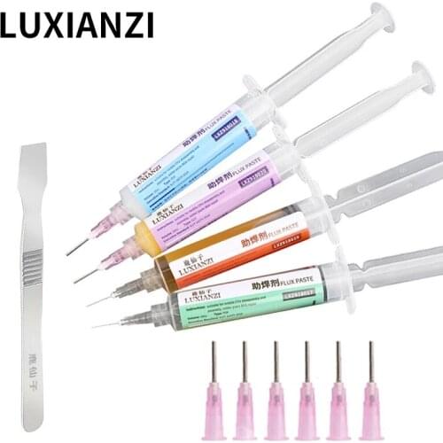 LUXIANZI Solder Flux Paste for Soldering Repair BGA Smd CPU Rework Tools with Rosin Welding Cream Liquid Flux Metalworking