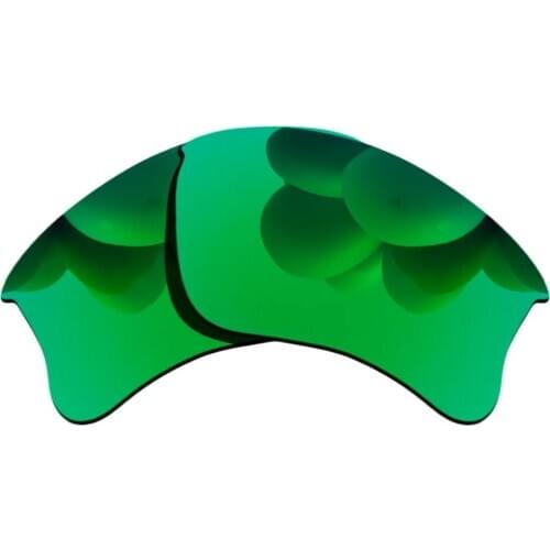 Polarized Sunglasses Replacement Lenses for-Flak-Jacket-XLJ OO9009 Frame - Green