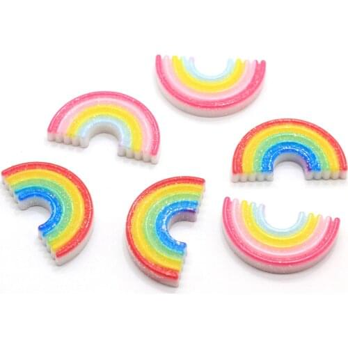 Colorful Resin Iridescent Clouds Flatback Cabochon For Home DIY Scrapbooking Craft Decoration