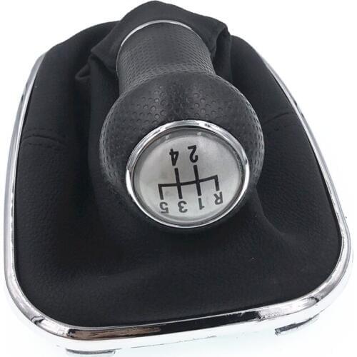 High Quality 5 Speed Car Gear Shift Knob Lever Shifter Gaitor Boot For VW 1999-2004 Golf 4 IV MK4 GTI R32 For Bora Jetta MT