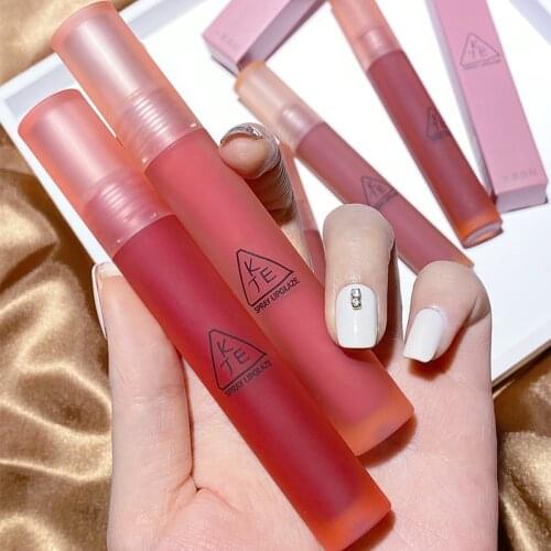 6 Colors Long Lasting Matte Korean Lipstick Moisture Cosmetic Lips Makeup Waterproof Lipstick Velvet Red Lip