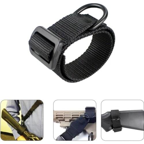 Tactical Gun-Rope Military Nylon Portable Strapping Belt Hunting Accessories for Shotgun Airsoft Tactical ButtStock Sling Tool