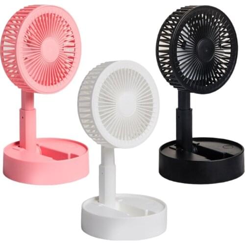 Retractable and Foldable Portable Mini Fan USB Charging Smart Personal Cooling Tool for Summer Home and Office Cooling