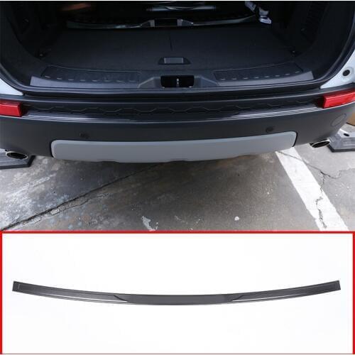 Black Silver Stainless Steel Car Outside Rear Bumper Guard Plate For Land Rover Discovery Sport 2015-2018 Car Accessories