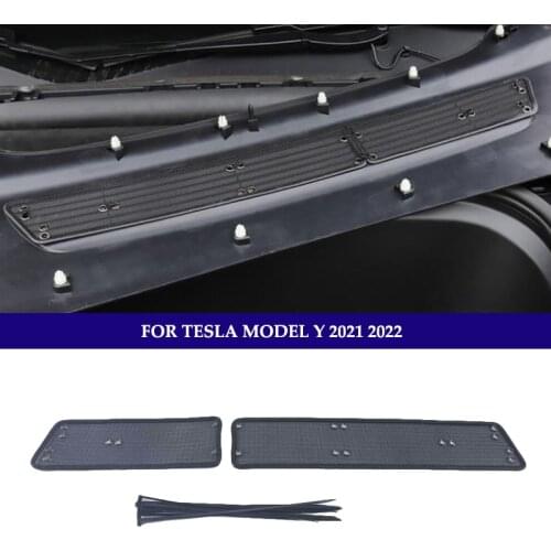 Protect Net Moth Leaves Front Trunk Insect Guard Grille Cover fit for Tesla Model Y Accessories Air Conditioning A/C Intake