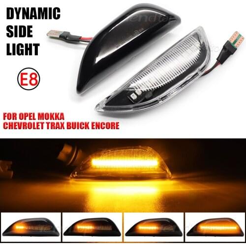 12V For Opel Mokka X 2012-2020 for Chevrolet Trax 2013~2019 for Buick Encore 13-20 Turn SIgnal Sequential Lamp Side Marker Light