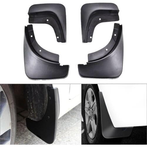 4Pcs/Set Car Mud Flaps Splash Guards Front Rear Mudguard w/ Screws For Audi A4 B7 2005 2006 2007 2008 Sedan Saloon only