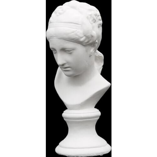 40cm Venus Plaster Head Sketch Art Plaster Teaching Aid Model European Home Office Decoration Plaster Sculpture Home Decor