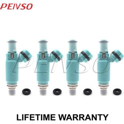 4x 195500-3920 16611-AA521 fuel injector for Subaru Impreza WRX Sedan 4-Door 2.0L H4 2002~2005