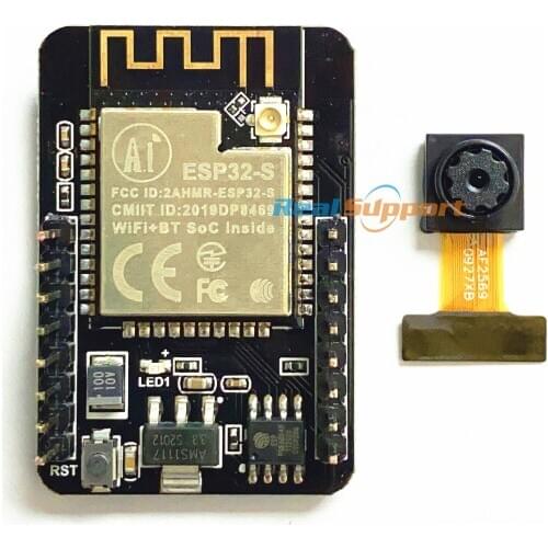 50PCS ESP32-CAM WiFi +Bluetooth Module Camera Module Development Board ESP32 with Camera Module OV2640 2MP for wholesaler buyer