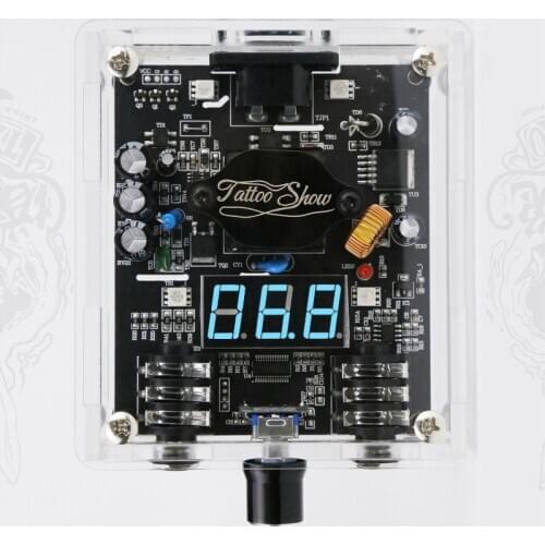 Professional Handmade Custom Tattoo Power Supply 3 Ampere Powerful Voltage