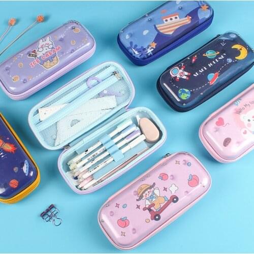 Creativity Balance beads EVA cute pencil case school stationery box Cartoon pen case kid pencil bag gifts student pencil box