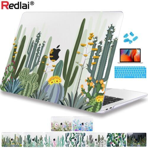 Case for MacBook Pro 13 inch 2020 A2338 A2289 Cactus Plastic Hard Case Cover for Macbook Air Pro Retina 13 15" A1932 A2179 A2337