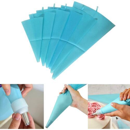 Large Size Confectionery Equipment Silicone Reusable Icing Piping Pastry Bag for Cream Baking Decorating Tools for Cake Fondant