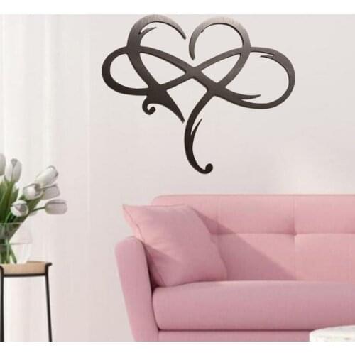 Wrought Iron Heart Wall Decor Hallway Patio Home Kitchen Yard Doorway Indoor Outdoor Hanging Décor Artwork