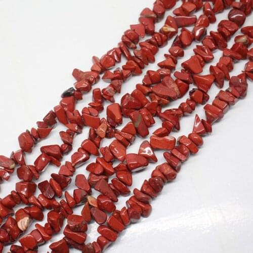 Mini. order is $7! 4-11mm Natural Red Stone Scrawled stone Freeform Beads Stand 34"