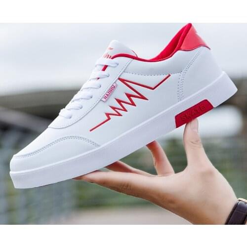 High Quality Brand Men Casual Shoes Hot Sale Spring Autumn Casual Shoes Men Breathable Fashion Green Red Casual Men Shoes