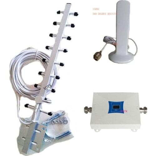 NEW VOTK Cellular Signal Booster 1800mhz DCS Amplifier 4G LTE Mobile Cell Phone Repeater with 15dbi Indoor Antenna Full Set