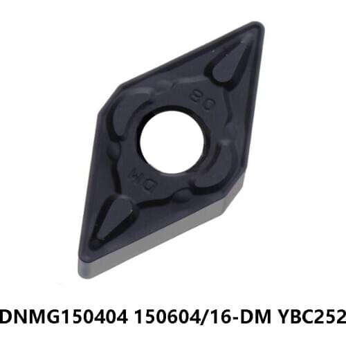 Original DNMG150404-DM DNMG150604-DM DNMG150616-DM YBC252 Carbide Inserts for Steel DNMG 150404 150604 150616 Lathe Cutter Tools