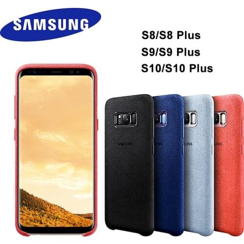 Samsung Galaxy S10 S9 S8 Plus Phone Case Anti-Fall Suede Leather Back Protective Cover For SAMSUNG Galaxy S8+ s9+ S10
