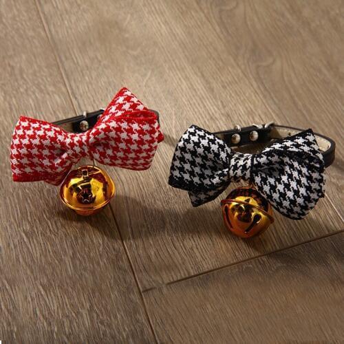 Cat collars bow tie kitten Peggy Collars Lovely Christmas Wedding New Year Accessories Necklace Dog Collars Pet Products