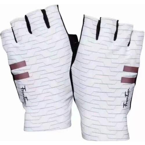 Frontier Road Mountain Bike Gloves Half Finger Gloves Breathable Cycling Gloves Bicycle