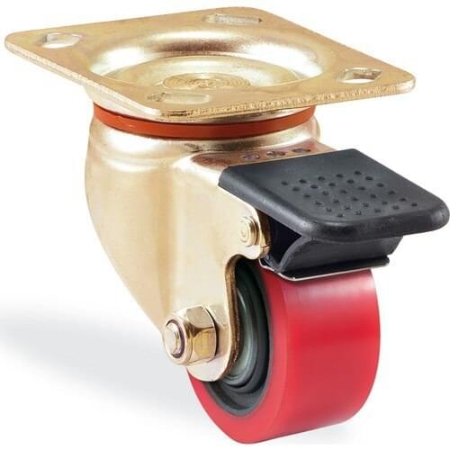 Wedge K4102kor055f04 Frenlı Heavy Duty Industrial Caster