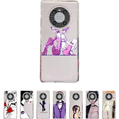 JAPAN anime Oosaki Nana Phone Case Transparent For Huawei honor V 40 30 20 X note 10 pro lite max s Soft TPU Clear Mobile bags