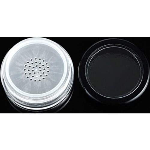 10G 10ml Empty Loose Face Powder Blusher Puff Case Box Makeup Cosmetic Jars Containers with Sifter Lids