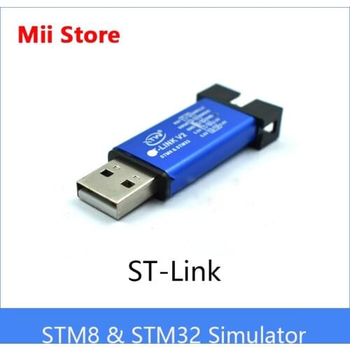 ST LINK Stlink ST-Link V2 Mini STM8 STM32 Simulator Download Programmer Programming With Cover DuPont Cable ST Link V2