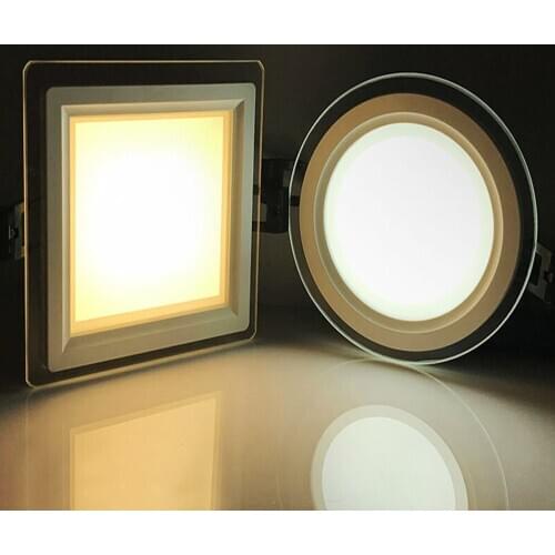 LED Ceiling Lights Round Square Ultra Thin Down lights 6W 12W 18W 24W LED Panel Light For Indoor Living room Corridor Stairs