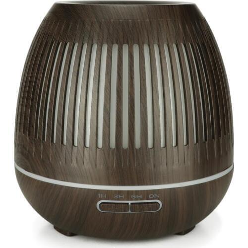 Ultrasonic Humidifier Essential Oil Diffuser Wood Grain Mist Humidifier Aroma diffuser LED Night Light for Office Home Bedroom