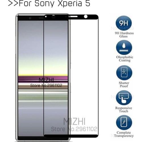 For sony xperia 5 tempered glass for sony xperia5 screen protector for sony xperia 5 6.1inch sony5 tremp glass film