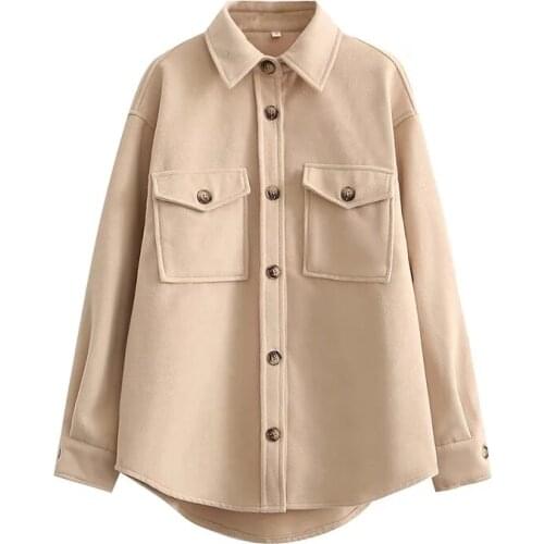 ZCXMAN Women's Beige Coats