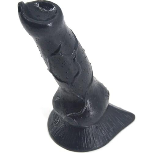 FAAK Animal dog dildo wolf penis women masturbate lesbian adult sex toys anal dildo gay dick no suction erotic product sex shop