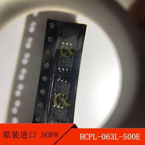 5PCS HCPL-063L-500E SOP8 LVTTL compatible with 3.3 V 063L high speed photoelectric coupler original