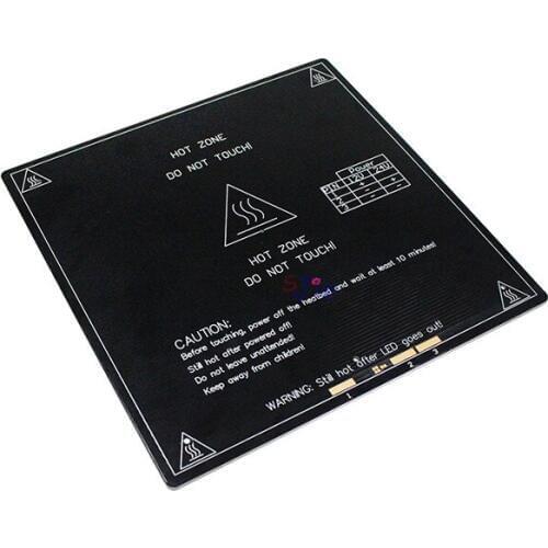 SWMAKER 250*250*3mm 250x250mm large area printing size 12/24V double voltage heating hot bed heated bed plate 3D printer parts