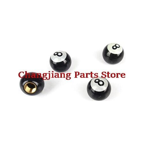 4pcs Universal Auto Car Truck Bike Billiards "Pool 8 Ball" Tire Tyre Air Valve Stem Caps Wheel Rims