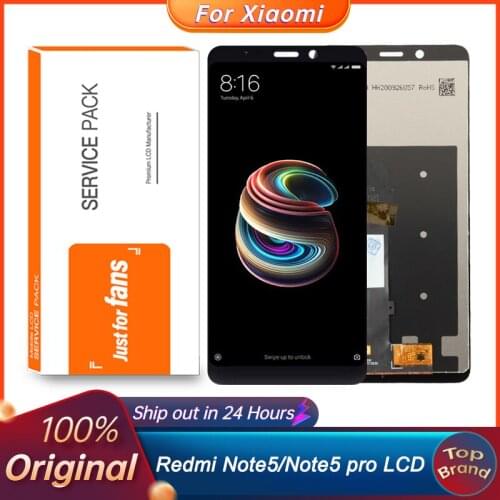 5.99" For Xiaomi Redmi Note 5 lcd display Digitizer assembly with Frame for Redmi Note 5 pro display Replacement Repair Parts